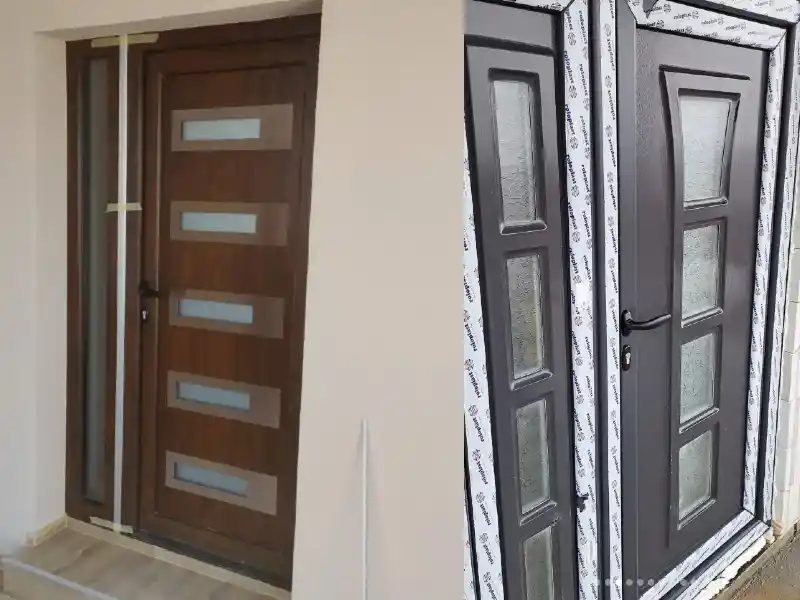 Aluminijumska ulazna vrata u Paliluli, Beograd.