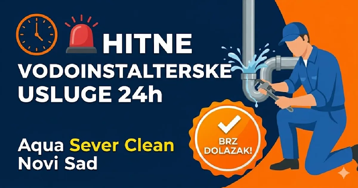 Aqua Sever Clean Novi Sad - Kada Kanalizacija Kaže 'Dosta' – hero slika