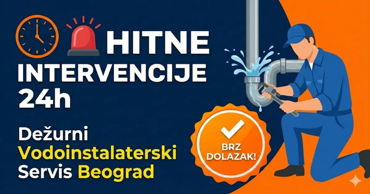 Dežurni Vodoinstalaterski Servis Beograd - Hitne Intervencije 24h thumbnail