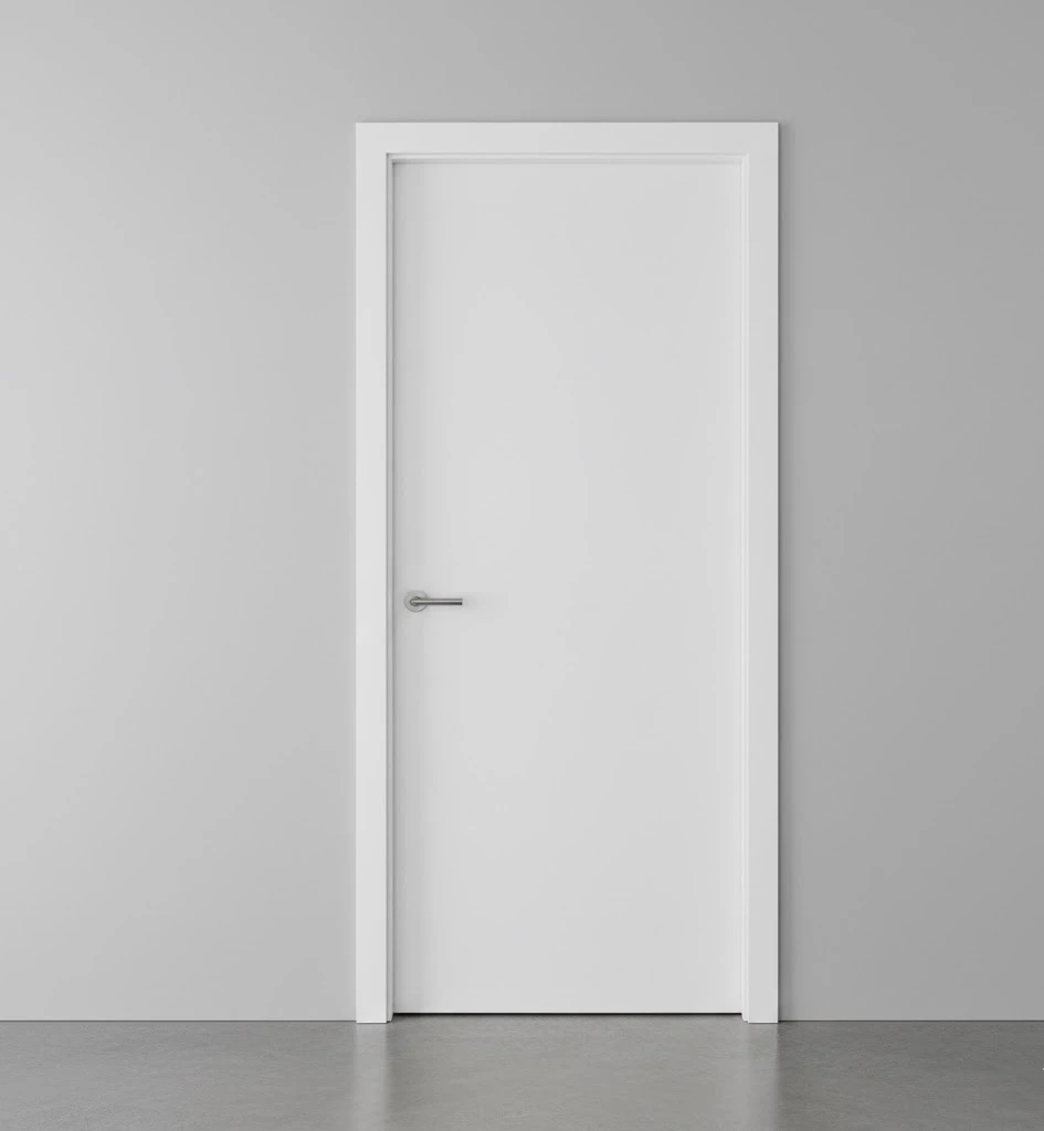 Jednostavna bela medijapan vrata