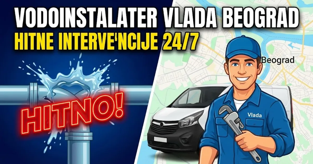 Vodoinstalater Vlada Beograd - Hitne Vodoinstalaterske Intervencije thumbnail